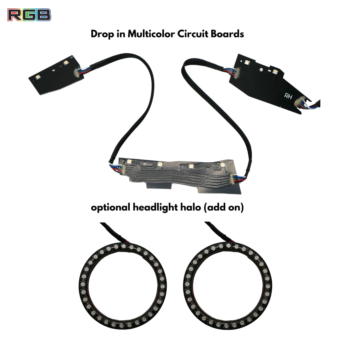 Chevrolet Camaro Flow Series Multicolor DRL Boards (2016-2018)