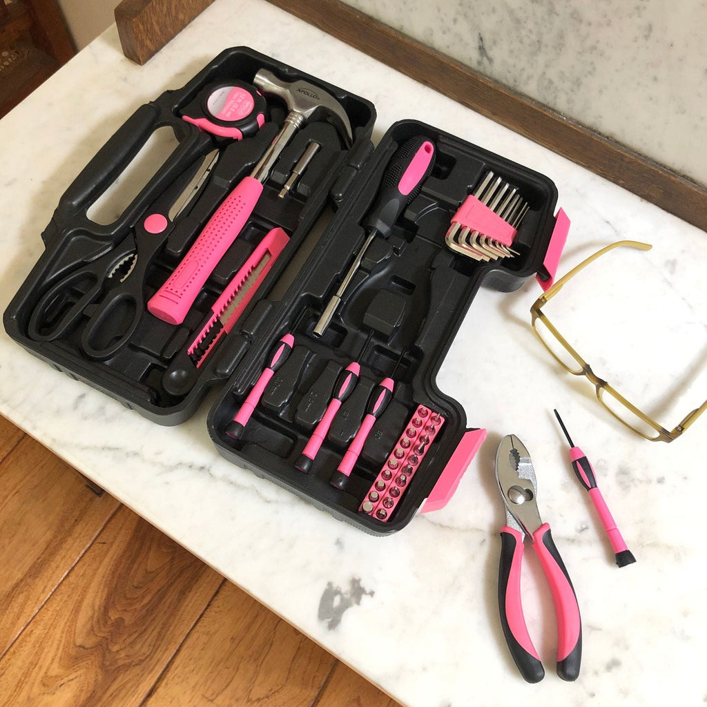 39 Piece General Tool Set Pink - DT9706P