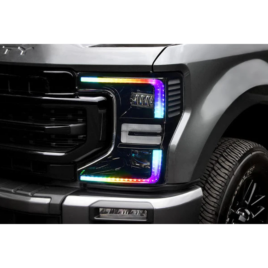 Ford F-250/350 Super Duty Multicolor Flow DRL Boards (2020-2022)