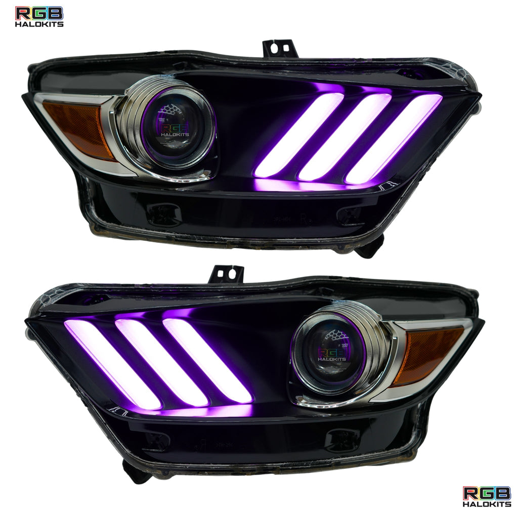 Ford Mustang Multicolor Flow Series DRL Boards (2015-2017)