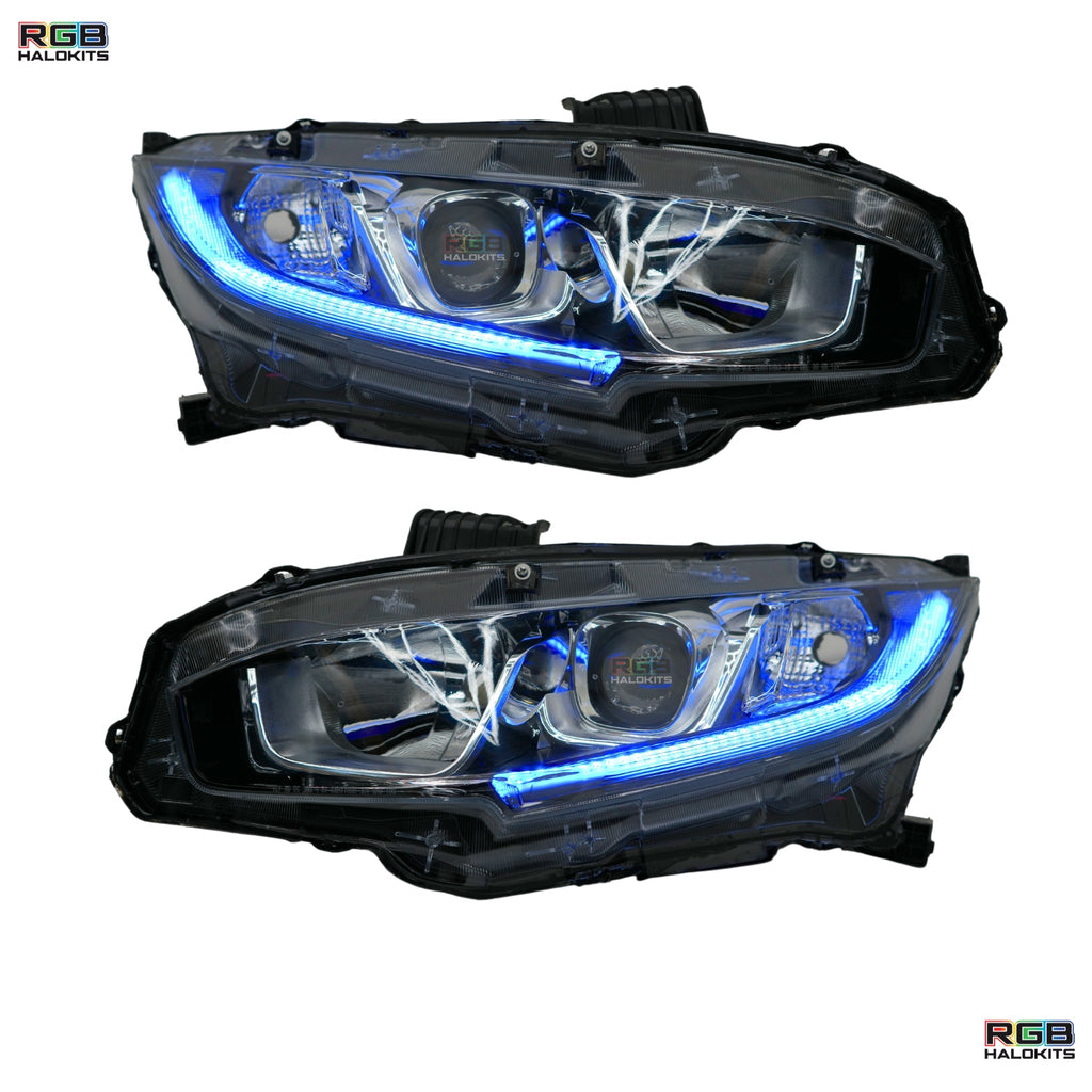 Honda Civic Multicolor Flow Series DRL Boards (2016-2021)