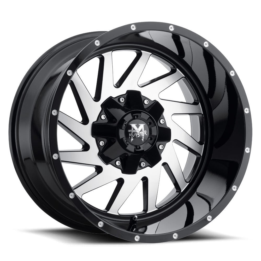 M12 Gloss Black Machined