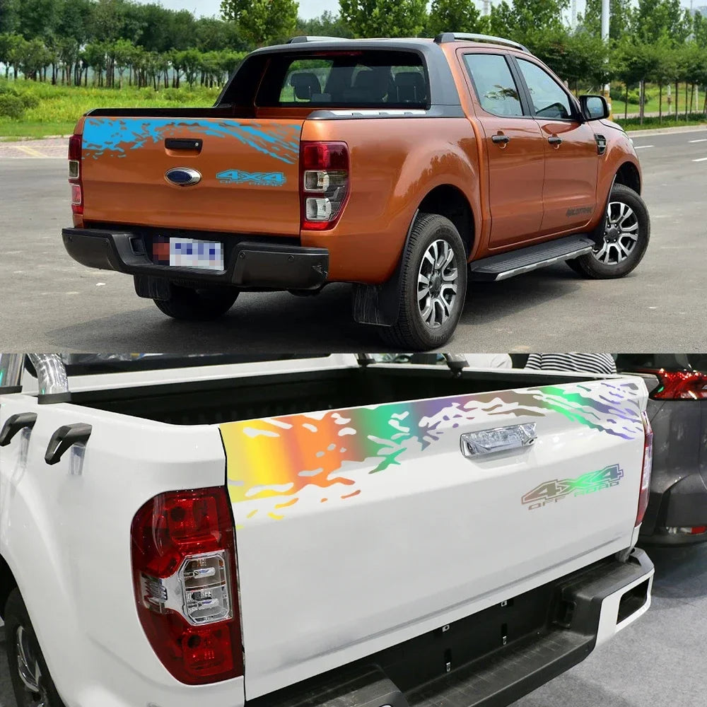 Universal 4x4 Off-Road Tailgate Decal | Fits Ford Ranger, Isuzu D-Max, Chevrolet, VW Amarok, Toyota Hilux & More-3