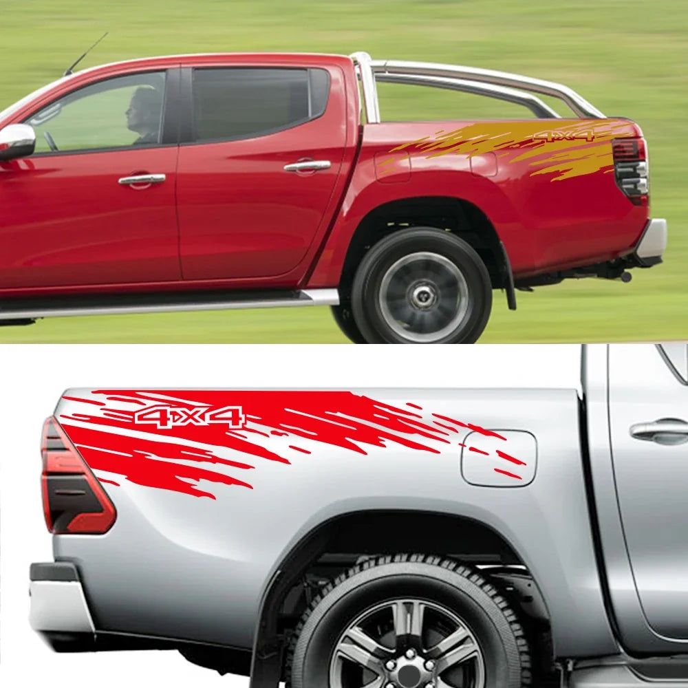 Mudslinger Style Bed Side Decal | Universal Pickup Sticker for F-150, Hilux, RAM, D-Max & More-2