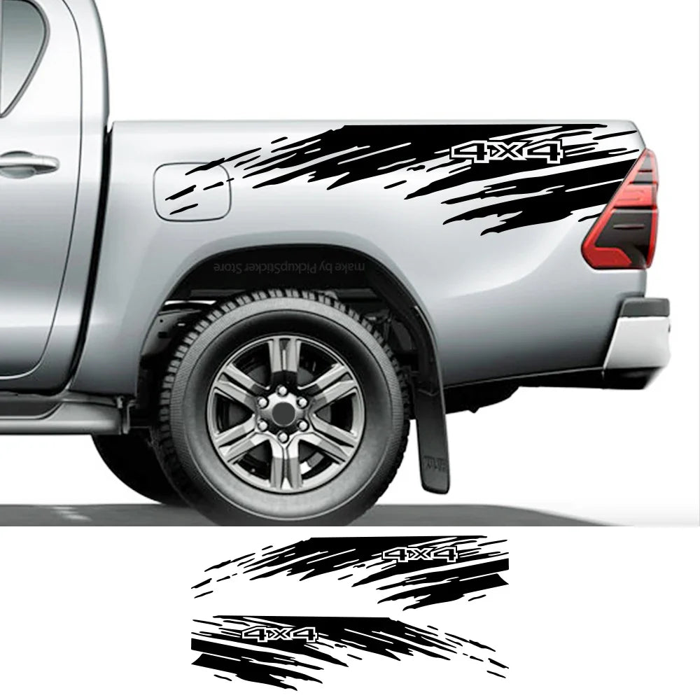 Mudslinger Style Bed Side Decal | Universal Pickup Sticker for F-150, Hilux, RAM, D-Max & More-1