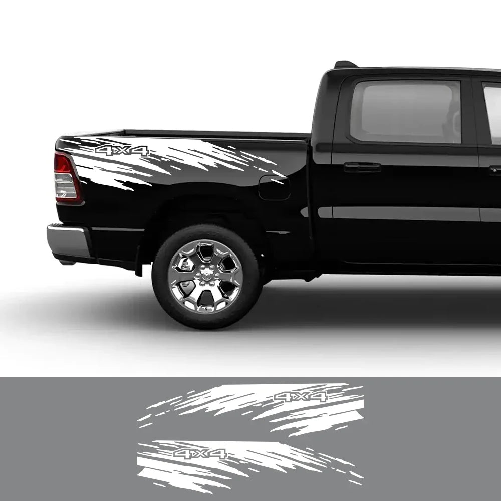 Mudslinger Style Bed Side Decal | Universal Pickup Sticker for F-150, Hilux, RAM, D-Max & More-0