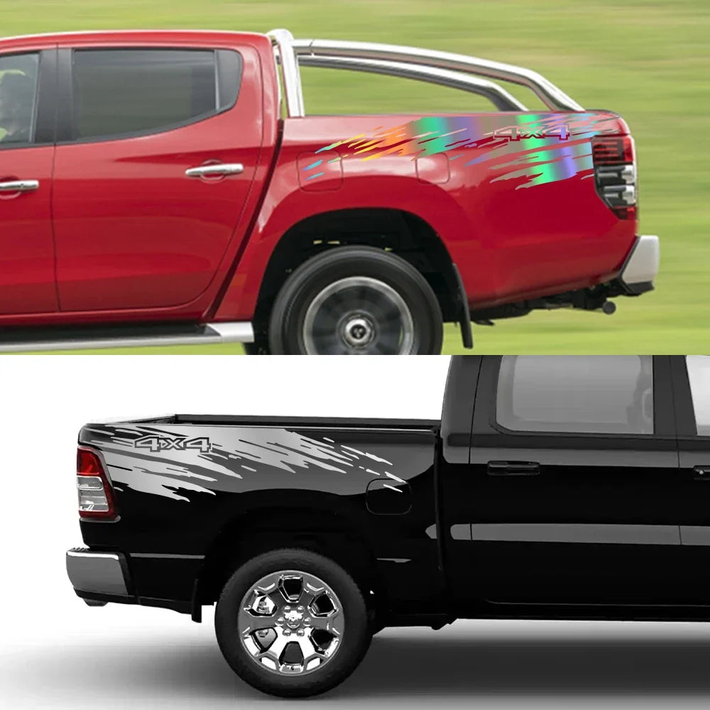 Mudslinger Style Bed Side Decal | Universal Pickup Sticker for F-150, Hilux, RAM, D-Max & More-3